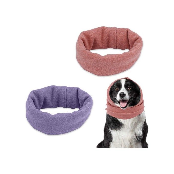 2pcs Cache-Oreilles pour Chien sans Rabat Doux Cache-Oreilles pour Chien Snoods pour Chiens Cache Cou Chien Protection des