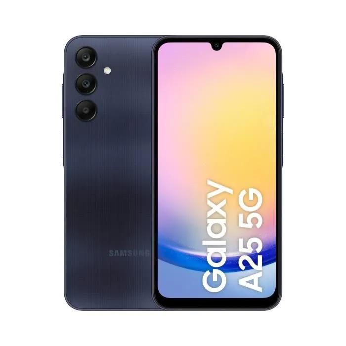 Smartphone - SAMSUNG Galaxy A25 256 Go - Bleu nuit - Double SIM Version européenne