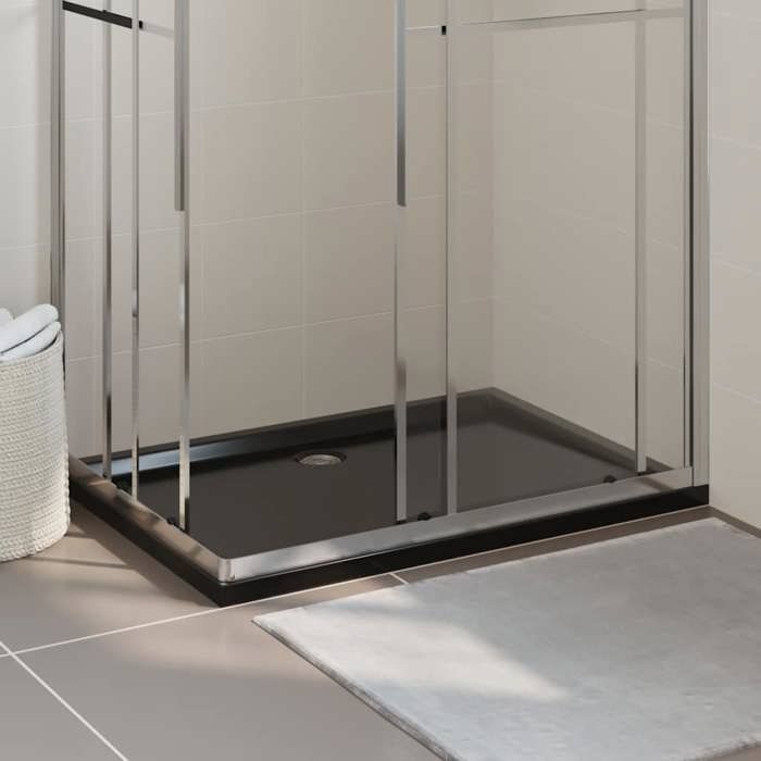 Sale juilletReceveur de douche rectangulaire - vidaXL - ABS - noir - 80 x 110 cm rnn34l