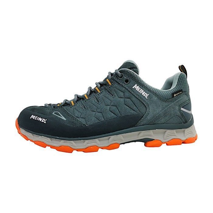 Femmes Meindl Chaussure de randonnée Lite Trail Lady GTX Textile Lacets Plat - 06 Roseau/ Orange