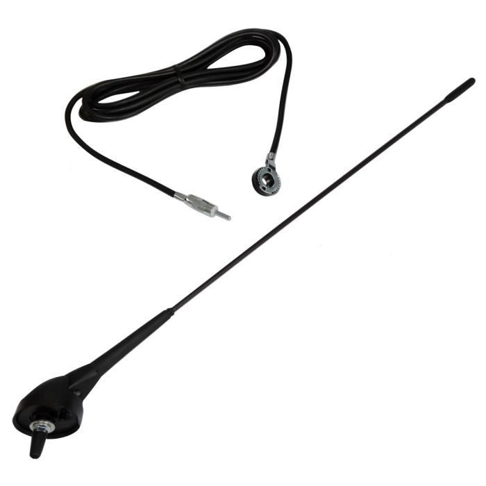 Électronique embarquée Antennes Antenne amplifiée 18cm autoradio de Toit  avec connecteur 12V C40993 AERZETIX Auto et Moto pisteursdetoiles.com