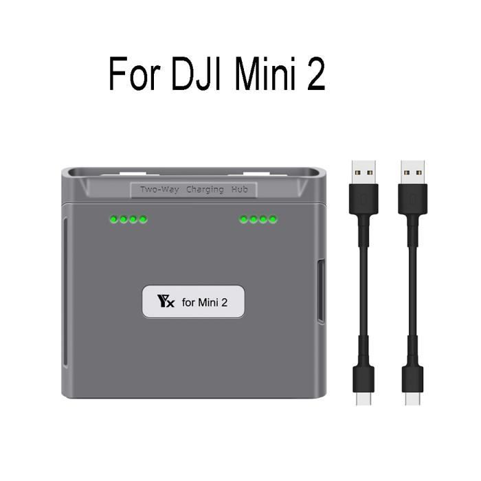 Pour Mini 2 Gris-Chargeur de batterie USB pour DJI Mini 2 et Mini