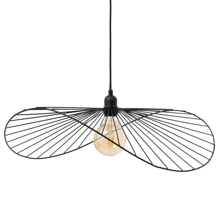 Suspension "Adelia" D58cm noir - Atmosphera createur d'interieur