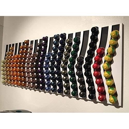 Distributeur Capsules Cafedeco Compatible Nespresso - 50 Dosettes, 33x25cm