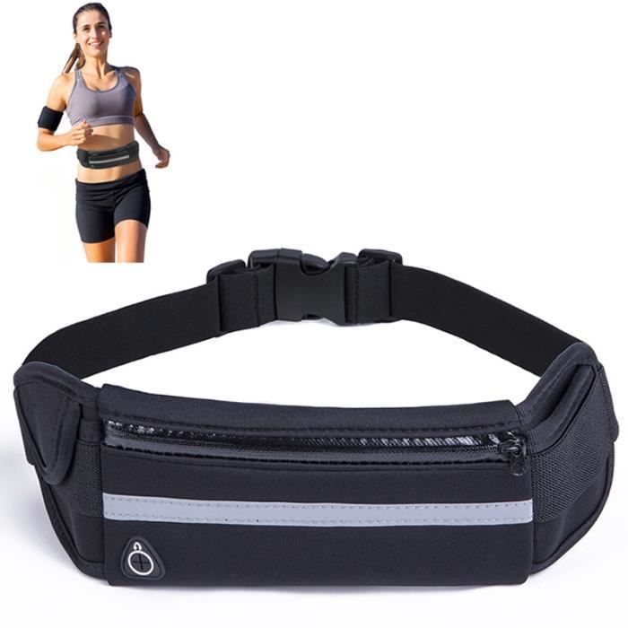 Sac Banane De Sport a Poche Pour Telephone Noir 19x9x9cm Nylon Cdiscount Bagagerie Maroquinerie