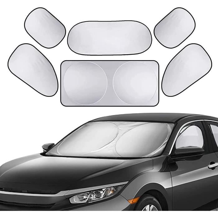 WEITOL Couverture Pare Brise Voiture Pour Toyota RAV4 2019 2020 2021 2022 2023 2024, Bâche Antigel Pliable Pour Voiture, Protection Contre La Neige, Les Rayons UV Et La Chute Des Feuilles,B