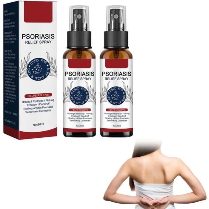 2pcs Eczéma Traitement Spray, Natural Eczéma Relief Spray, Eczéma