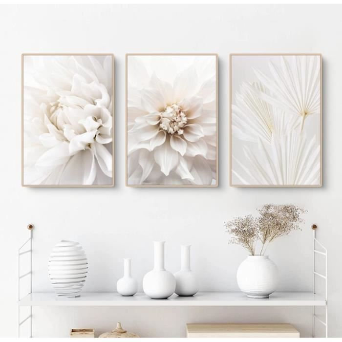 Lot Dé 3 étagères Murales Flottantes Blanches étagères