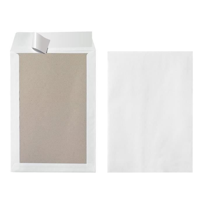 Enveloppes à Dos Cartonné A5/ C5 Blanc
