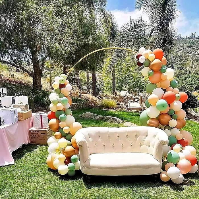 Housse D'arche De Mariage En élasthanne Blanc - 2m, Extensible, Pour Fond Photo événement Anniversaire Baby Shower