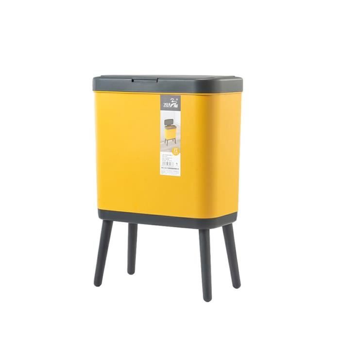 PRETYZOOM Poubelle De Cuisine Couvercle De Poubelle De Compact Et