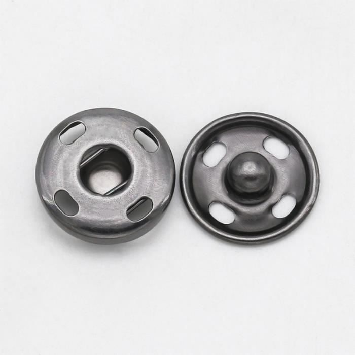 Kit 180 Rivets Cuir Métal Double Tête + Outils – 3 Tailles (6/8/12 Mm), Laiton Anti-Rouille, Pour Vêtements, Sacs, Ceintures DIY