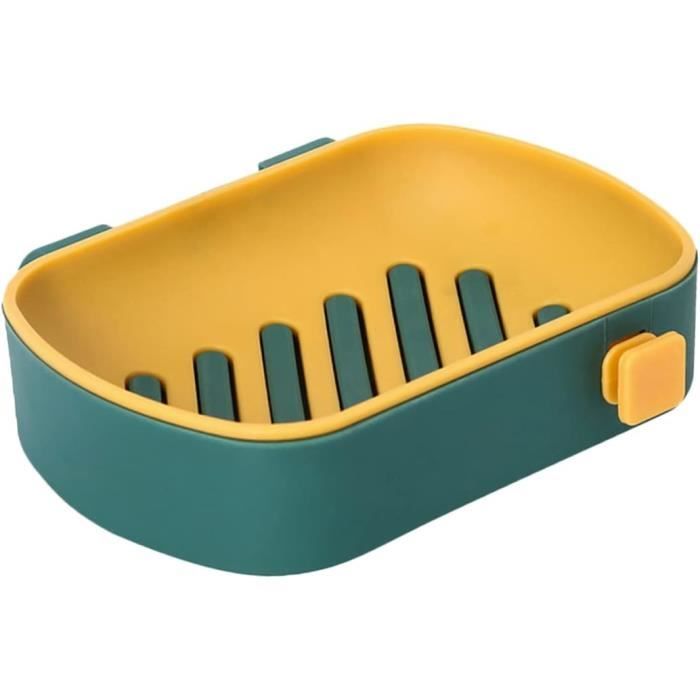 Lot De 4 Porte-cotons Carrés En Plastique - Dimensions 70x36mm - Pour Savon, éponge, Maquillage, Rangement Bureau