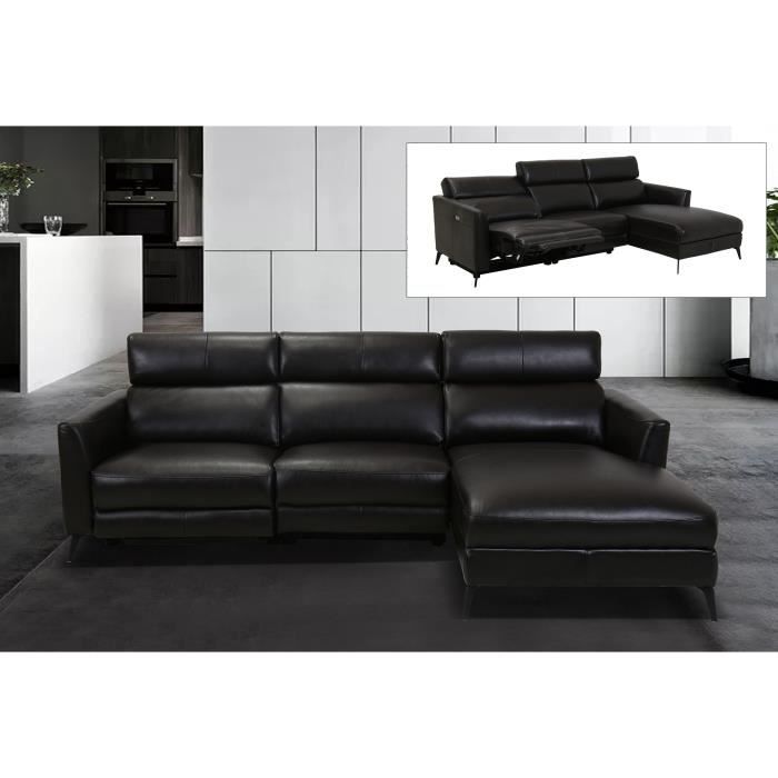 Canape D Angle Reversible Relax Avec Meridienne En Simili Cuir