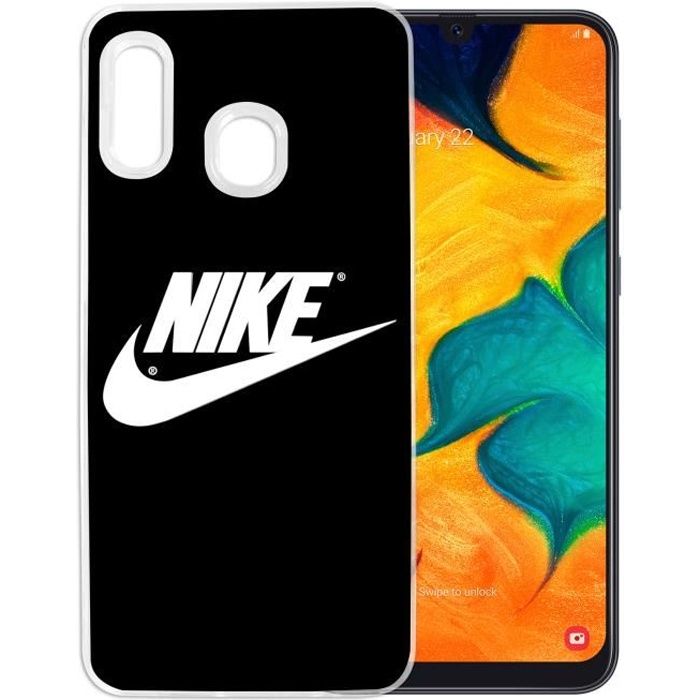 Coque pour Samsung Galaxy A20e - Nike Logo Noir