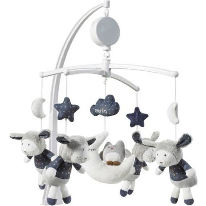 Mobile Musical Merlin Pour Bebe Et Enfant Sauthon Deco Sauthon Deco Sauthon Deco Merlin Cdiscount Puericulture Eveil Bebe