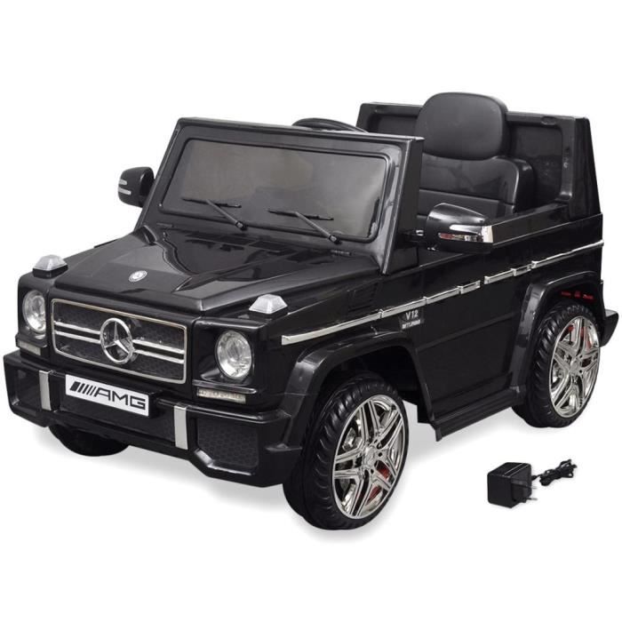 Mercedes Benz G65 Suv Voiture Electrique Enfant Noir Eto Cdiscount Jeux Jouets