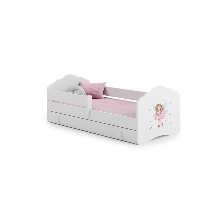 Barrière de lit enfant Gris Flanelle Bali 70 cm