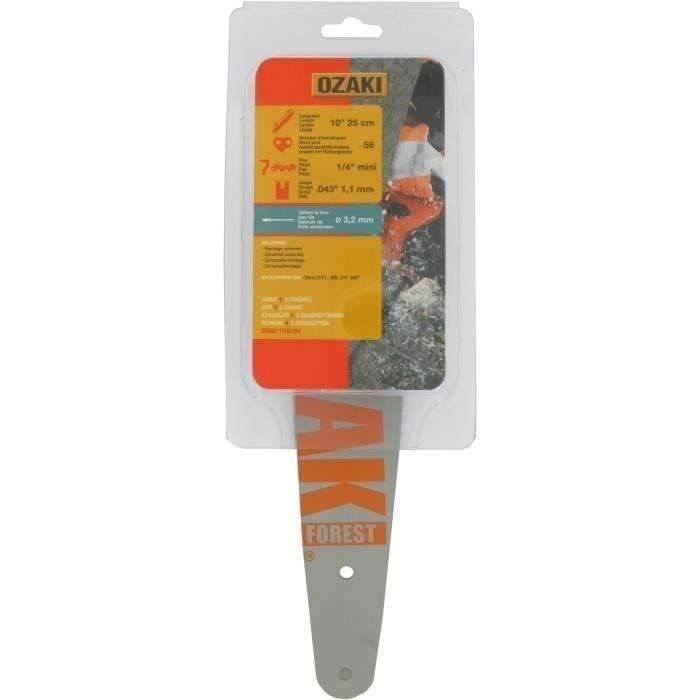 Guide OZAKI ZKU25MINI + deux chaînes 1/4 - 043 (1.1mm) 60 entraîneurs