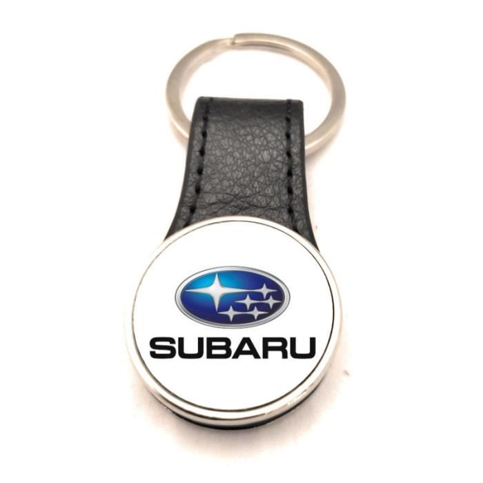 Print Corner - Porte-clés Subaru Road Runner - Acier Et Simili Cuir, Impression Recto Verso, Livré En Boîte Cadeau