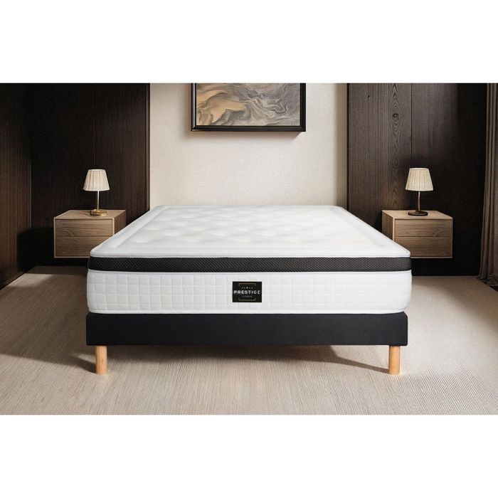 Ensemble Privilège 160x200 Mémoire de forme 5 zones sommier