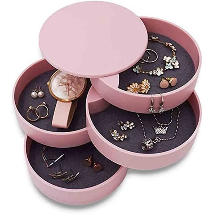 Nacre Bois Asie Laque-Oiseau Rouge Moon sapin Men's Housse de rangement de bijoux-Coffret cadeau-Boîte de rangement Treasure 