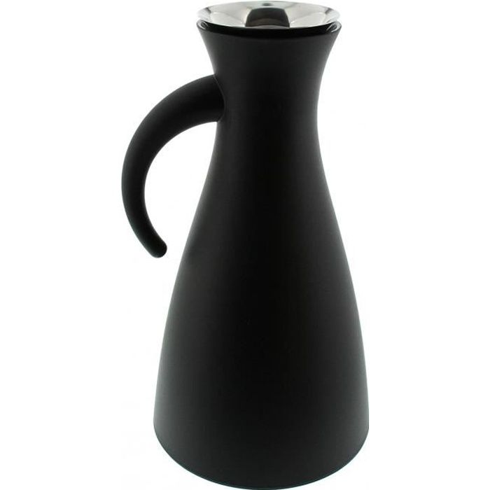 Eva Solo - Pichet Isotherme étroit noir mat-1L: Cuisine & Maison
