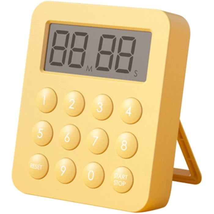 Minuteur Mécanique De Cuisine 60 Minutes - Minuterie Manuelle Portable Sans Pile, 6.1 Cm, Idéal Pour Cuisson Et études