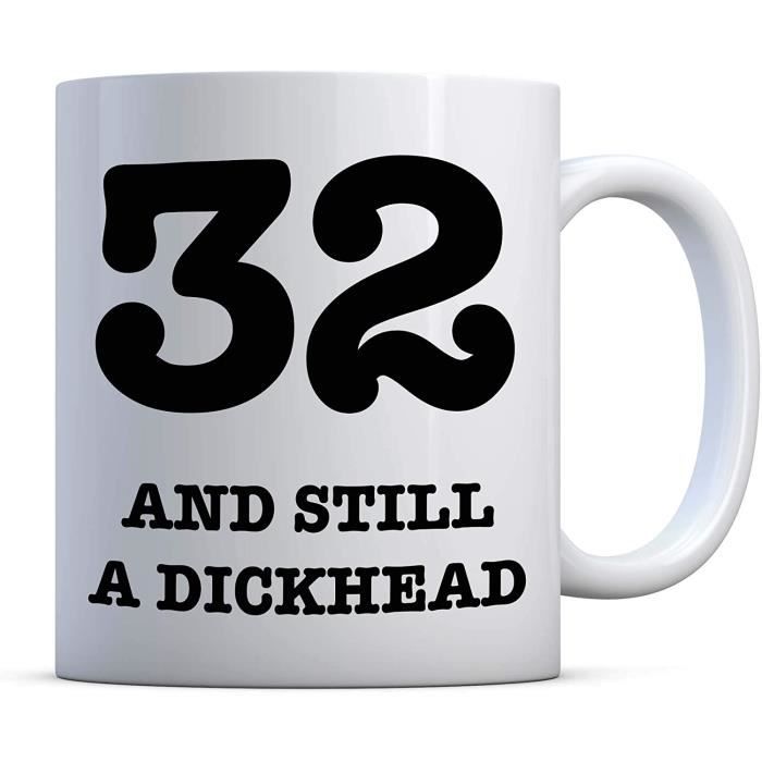 Cadeau D Anniversaire Pour Homme 32e Anniversaire Drole Cadeau 32e Anniversaire Cadeau Tasse A Cafe 8 5x9 5cm 759 Cdiscount Puericulture Eveil Bebe