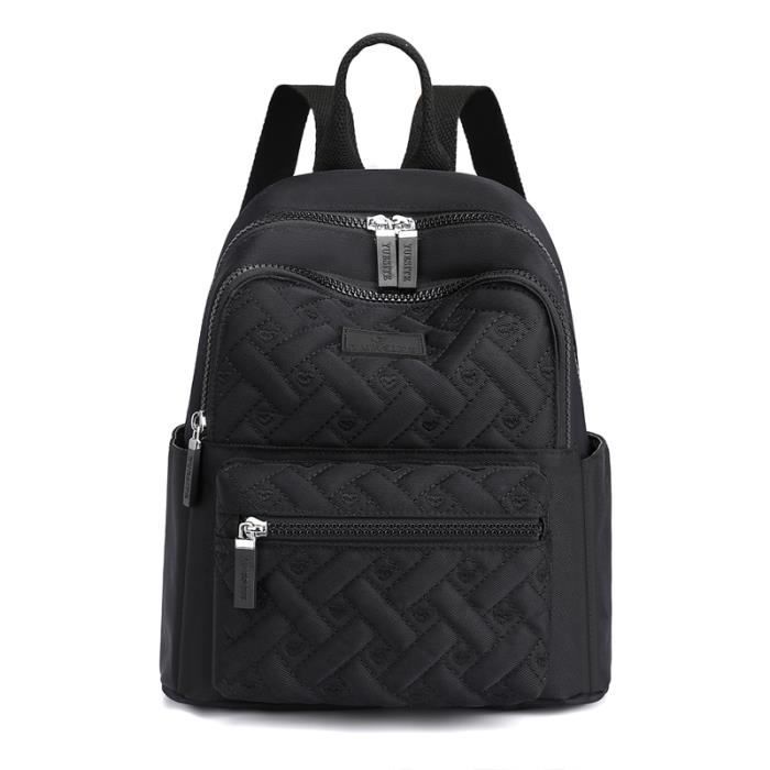 25x5x28cm - noir - Petit sac à dos tendance en Nylon pour femmes, nouvelle collection printemps, haute qualit