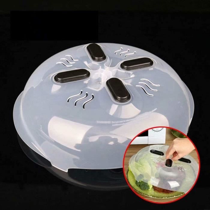 Hover Cover AntiSputtering With Steam Vents Food Splatter Guard Microondes 842