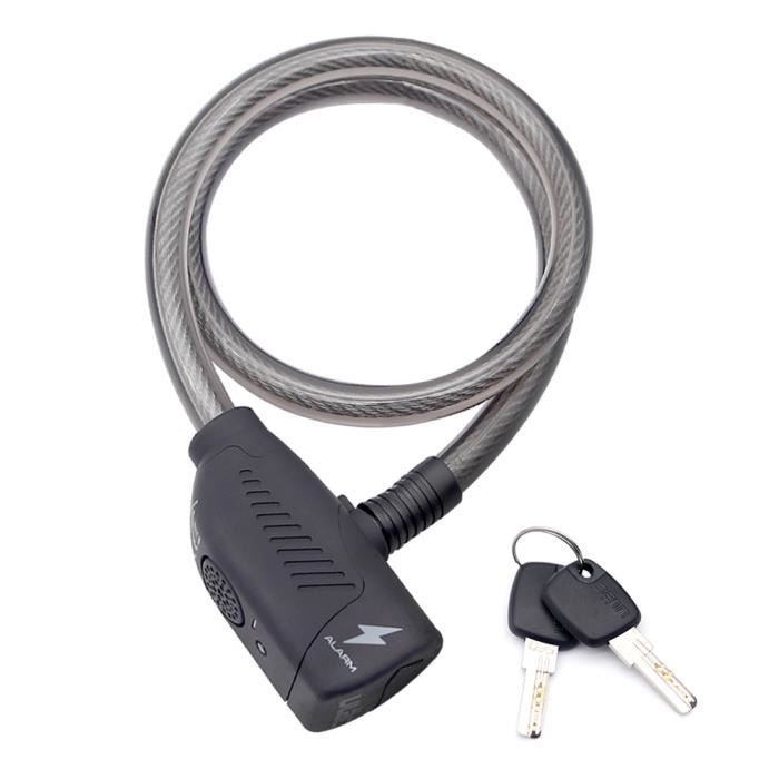 1 Jeu De Serrure De Voiture Cadenas Robuste Cadenas De Vélo De Câble