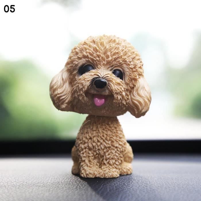 Décor voiture ornement créatif secouant la tête chien hochant la tête chiot jouets voiture secouer la tête chien Bobblehead chien Décor voiture ornement créatif secouant la tête chien hochant la tête chiot jouets voiture secouer la tête chien Bobblehead chien
