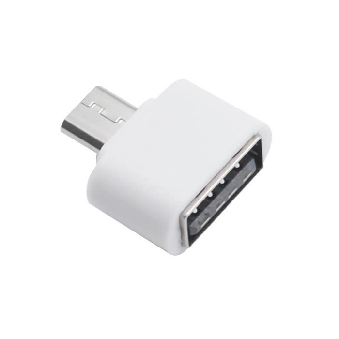 Cavo USB Micro Corte 30cm Per Smartphone Android + Adattatore OTG, Universale, Colore Nero