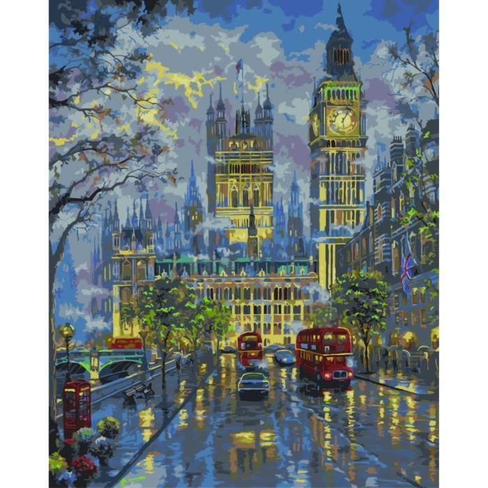 Kit Peinture Par Numéro Gratuit Kit De Peinture Acrylique Par Numéros Avec Motif De Flux