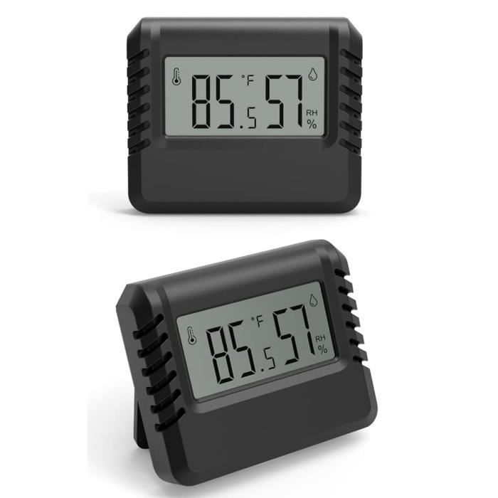 Lot De 2 Thermomètres Muraux Analogiques - Pour Intérieur Et Extérieur - Affichage Celsius Et Fahrenheit - Plage -40°C à +50°C