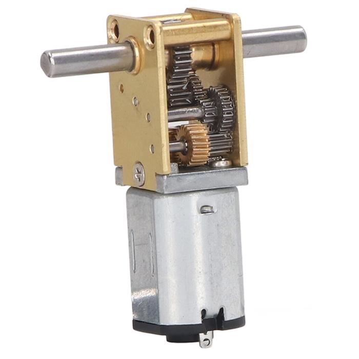 Motoréducteur CC à Engrenage Vis Sans Fin RV30 200W - 2200 Tr/min (60 Tr/min Sortie), 12V/24V, Couple Élevé, Réversible