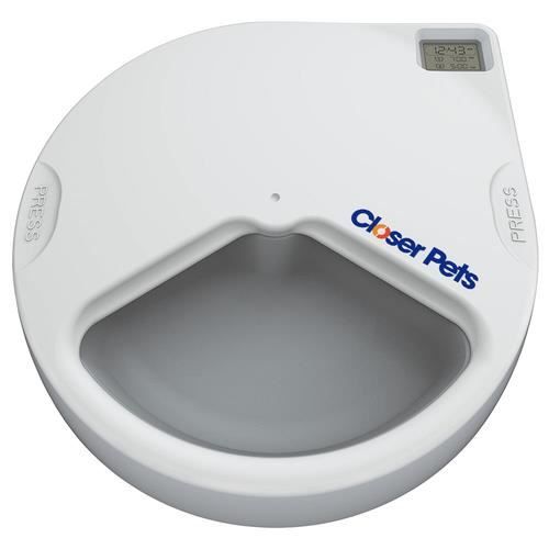 Meilleurs prix pour Closer Pets Mangeoire automatique à trois repas avec minuterie numérique pour animaux de compagnie (C300)