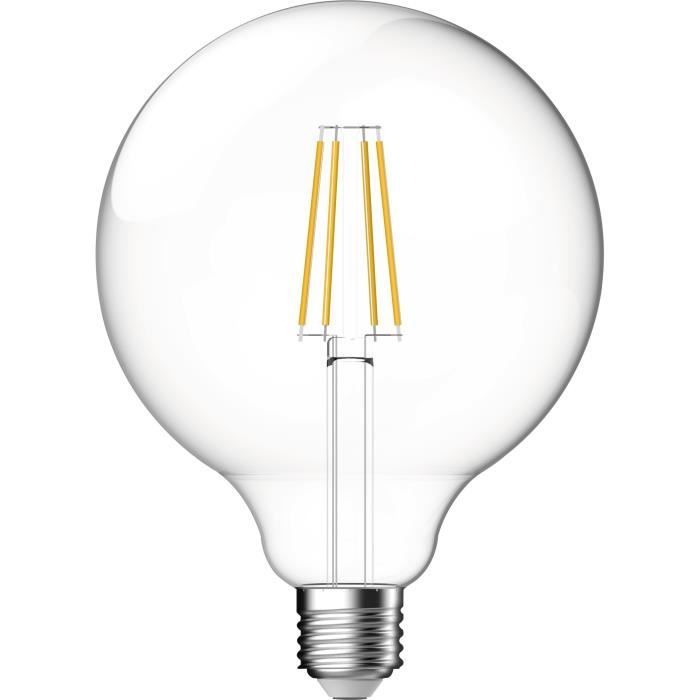 Ampoule LED globe filament E27 Dhome 1055 lm G120 Cdiscount Maison