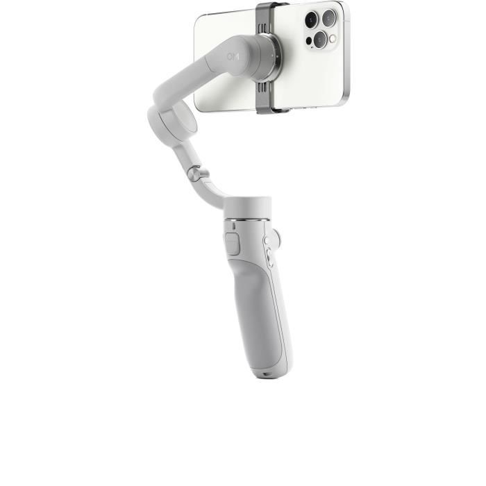 DJI OM5 - Stabilisateur smartphone à 3 axes - Active Track 4.0 - Portable et pliable - Design magnétique - Athens Gray