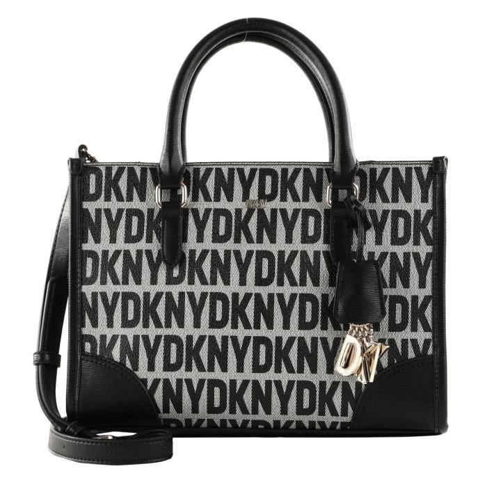 DKNY Perri Box Satchel Bag Logo / Black [234278] - sac à main sac a main