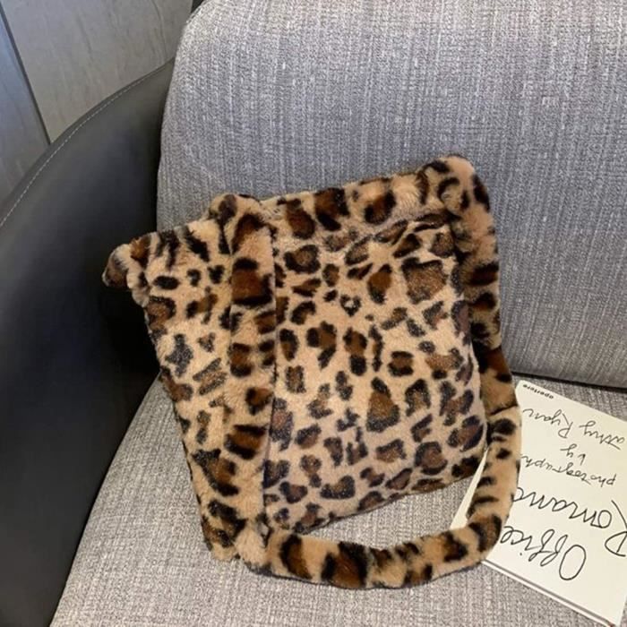Sac store pochette leopard
