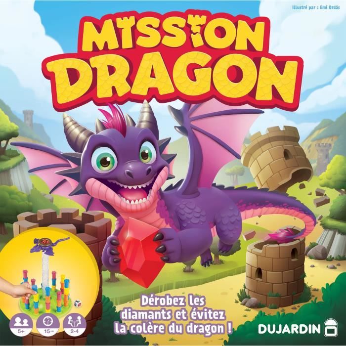Jeu De Stratégie Dujardin Mission Dragon – 2 à 4 Joueurs, Dès 5 Ans - vue 10