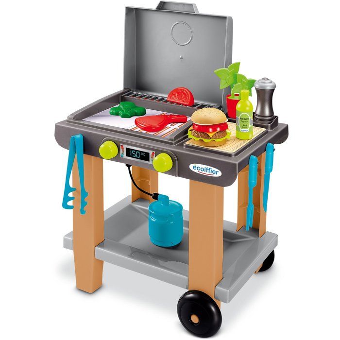 La Plancha + 12 Accessoires inclus Jeu dimitation Outillage de jardin pour enfants Jouets Ecoiffier 4669 Dès 18 mois Fabriqué