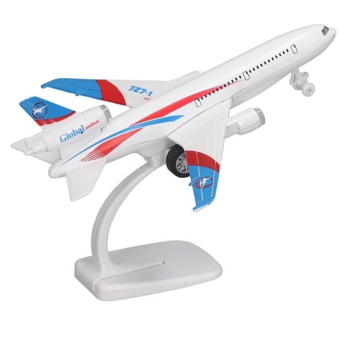 Modèle Avion AirFrance Airbus A330 - 20 Cm - Alliage Métal - Support Inclus - Décoration Ou Jouet - 6