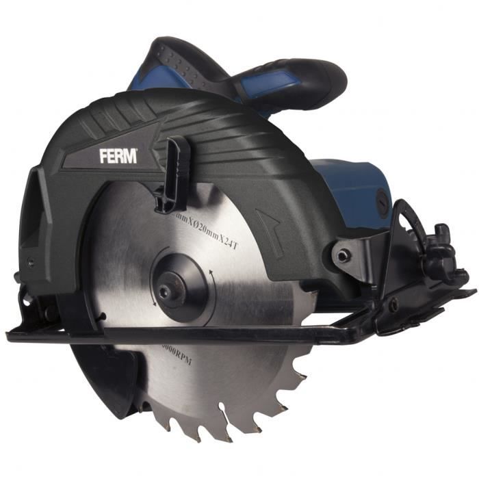 FERM PROFESSIONAL Scie circulaire 1050 W 190 mm CSM1041P Cdiscount