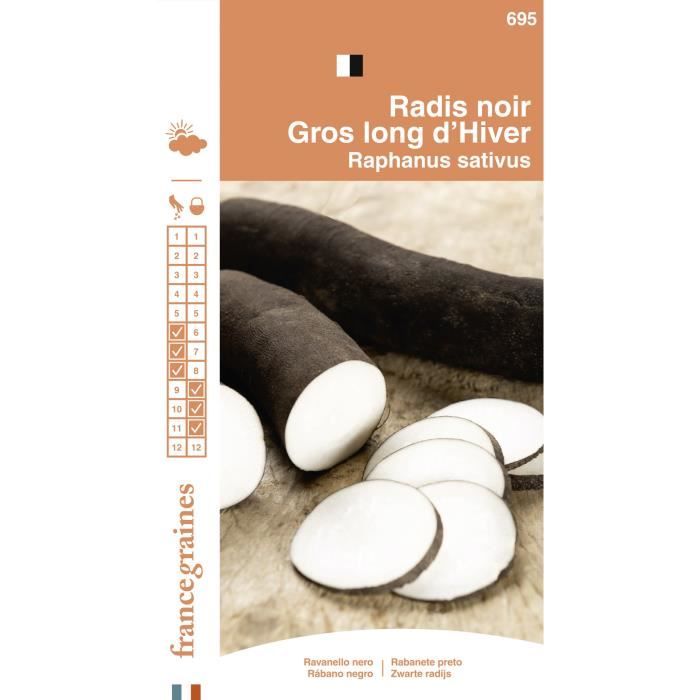 France Graines - Radis Noir Long D'Hiver
