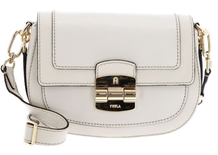 Sac à Main Furla En Cuir De Veau Gris - Neuf Avec Étiquettes - Classique Et Élégant