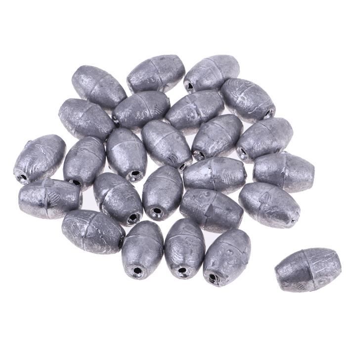 Plombs De Pêche à L'olive 80g, Lot De 5, Neufs, Pour Carpe, Surf-casting