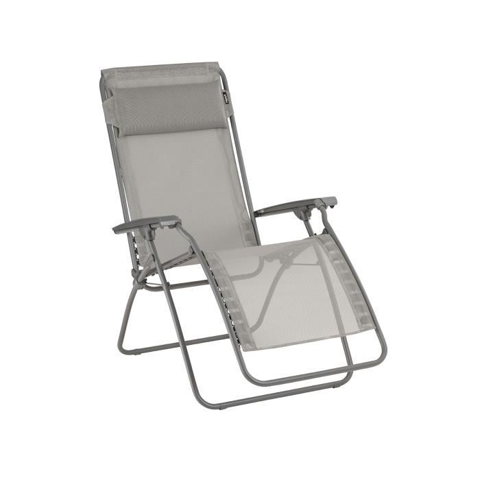 Chaise longue inclinable - LaFuma - LFM5169 - Multi-positions - Couleurs naturelles - Pliant Chaise longue inclinable - LaFuma - LFM5169 - Multi-positions - Couleurs naturelles - Pliant
